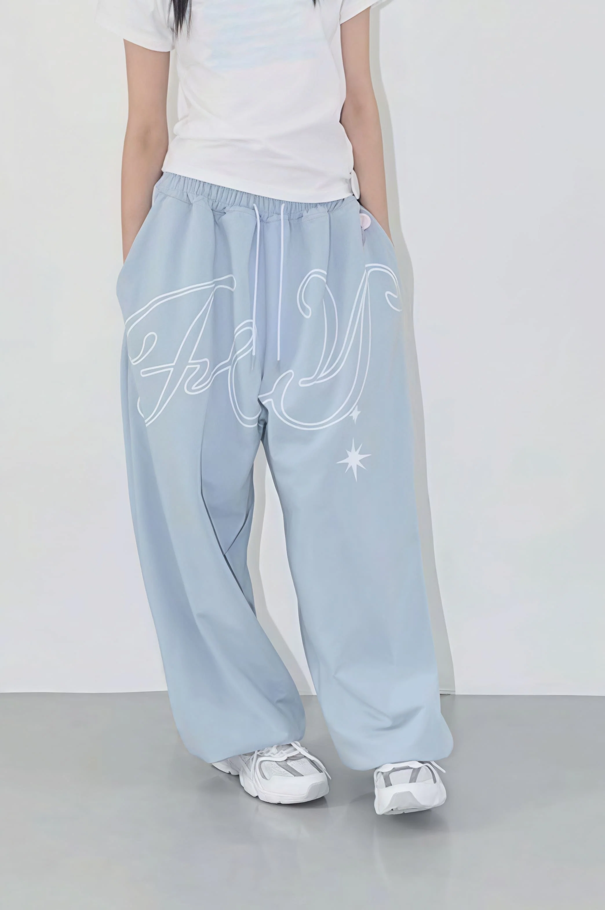 Vintage Hip Hop Graphic Baggy Straight Pants - Image 7