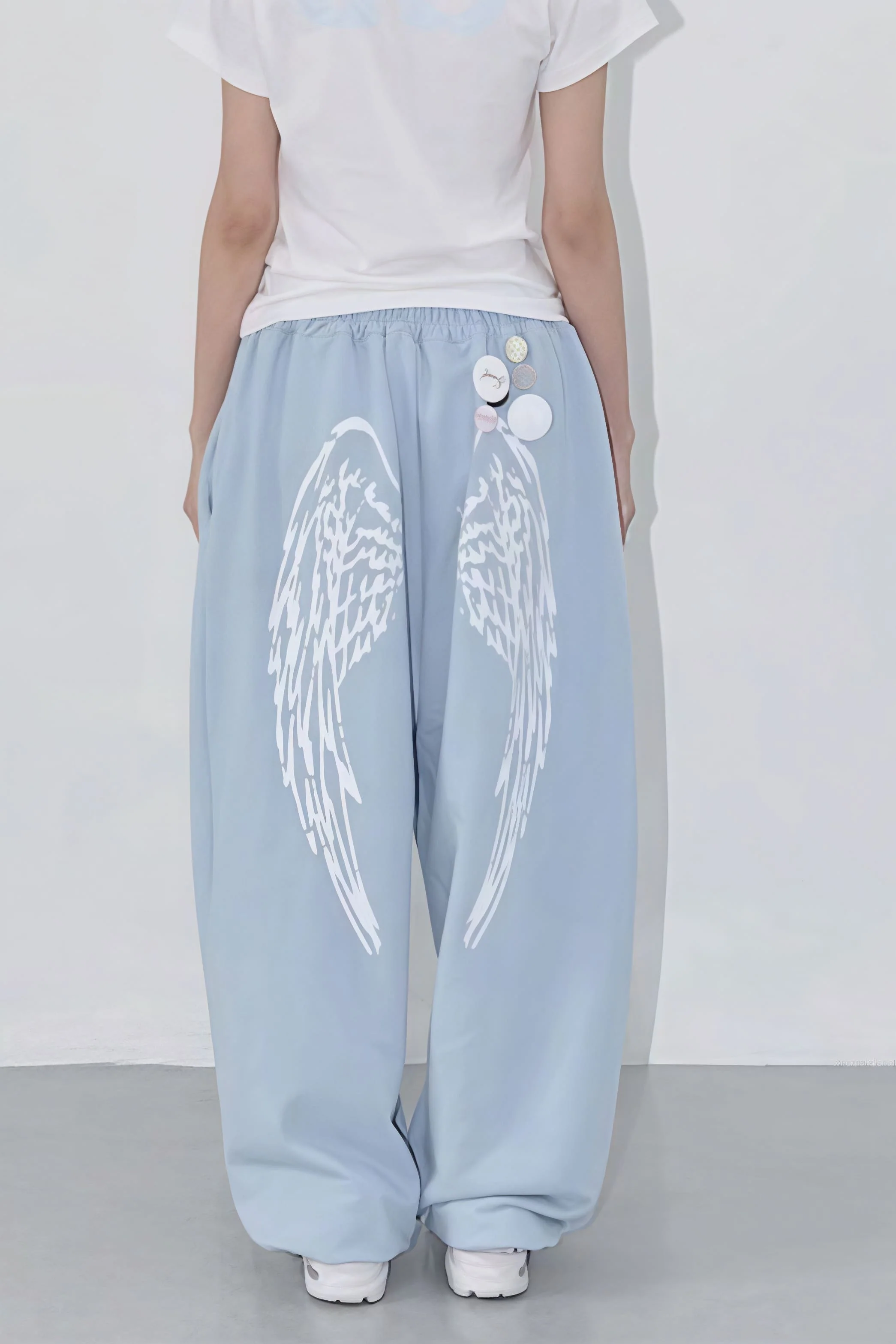 Vintage Hip Hop Graphic Baggy Straight Pants - Image 8