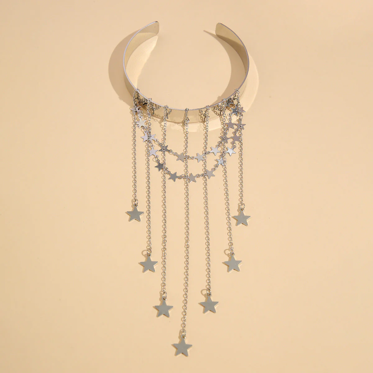 Vintage Open Minimalist Chain Tassel Bracelet - Image 5