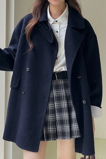 Vintage Plaid Pleated Skirt - Image 12