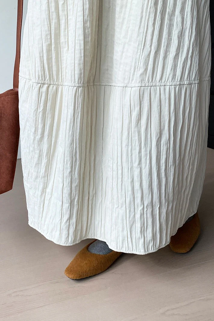 Vintage Quilted Cotton Puffer Midi Skirt - Image 7