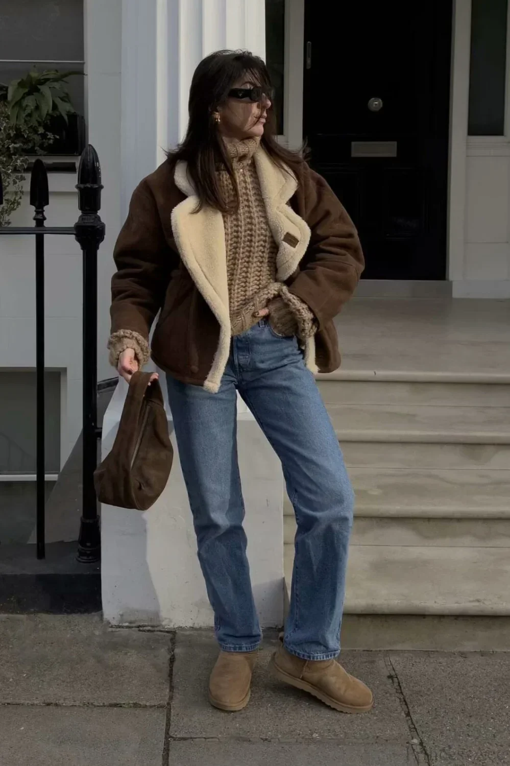 Vintage Sherpa Loose Warm Coat - Image 9