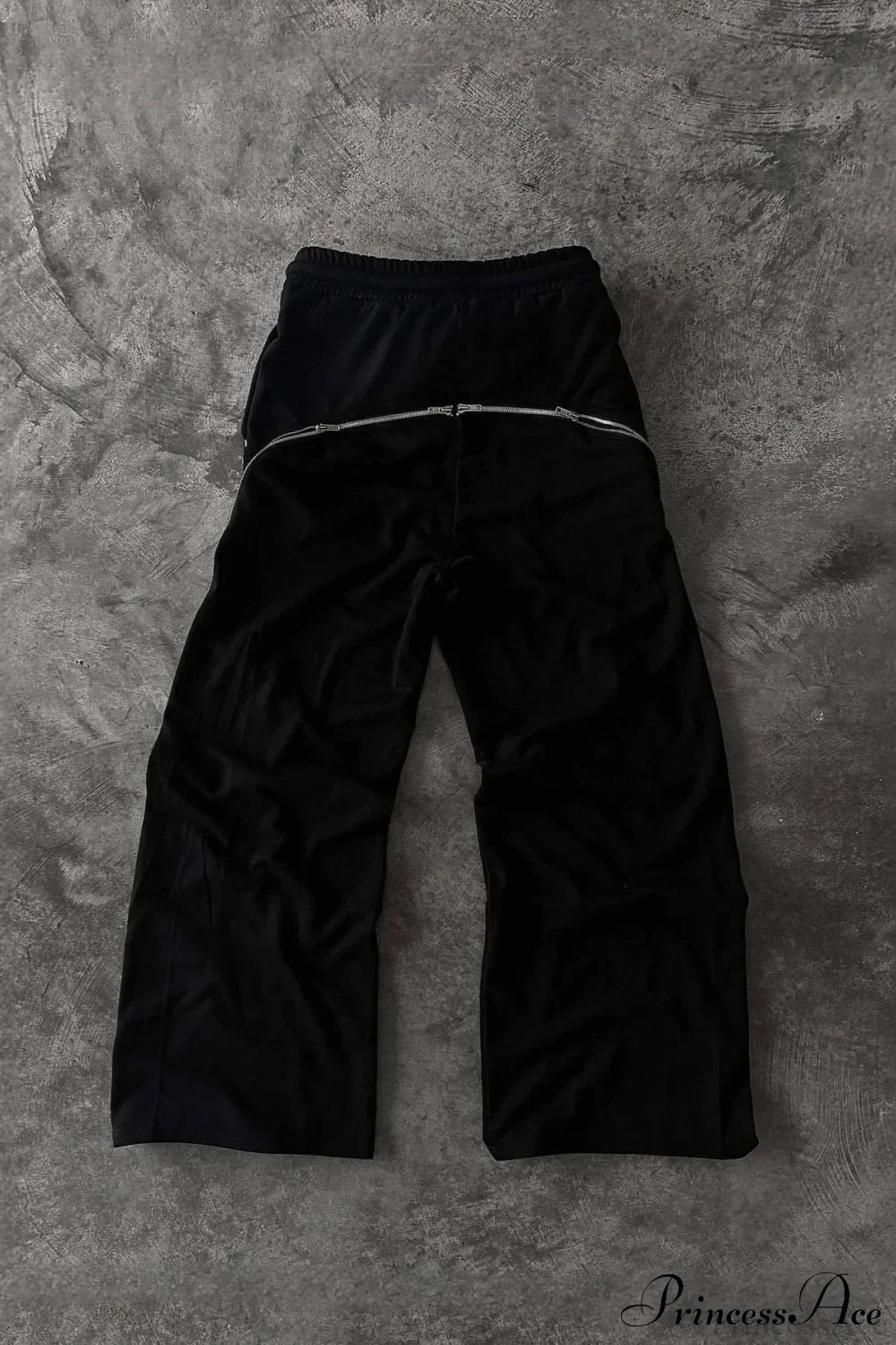 Vintage Street Print Casual Track Pants - Image 3