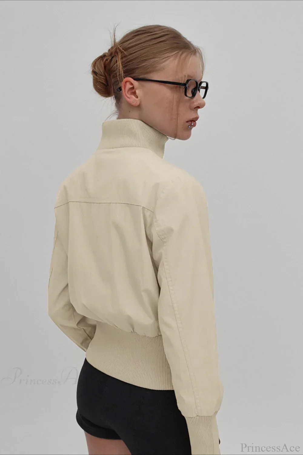 Vintage Utility Ribbed Pockets Jacket - Image 2