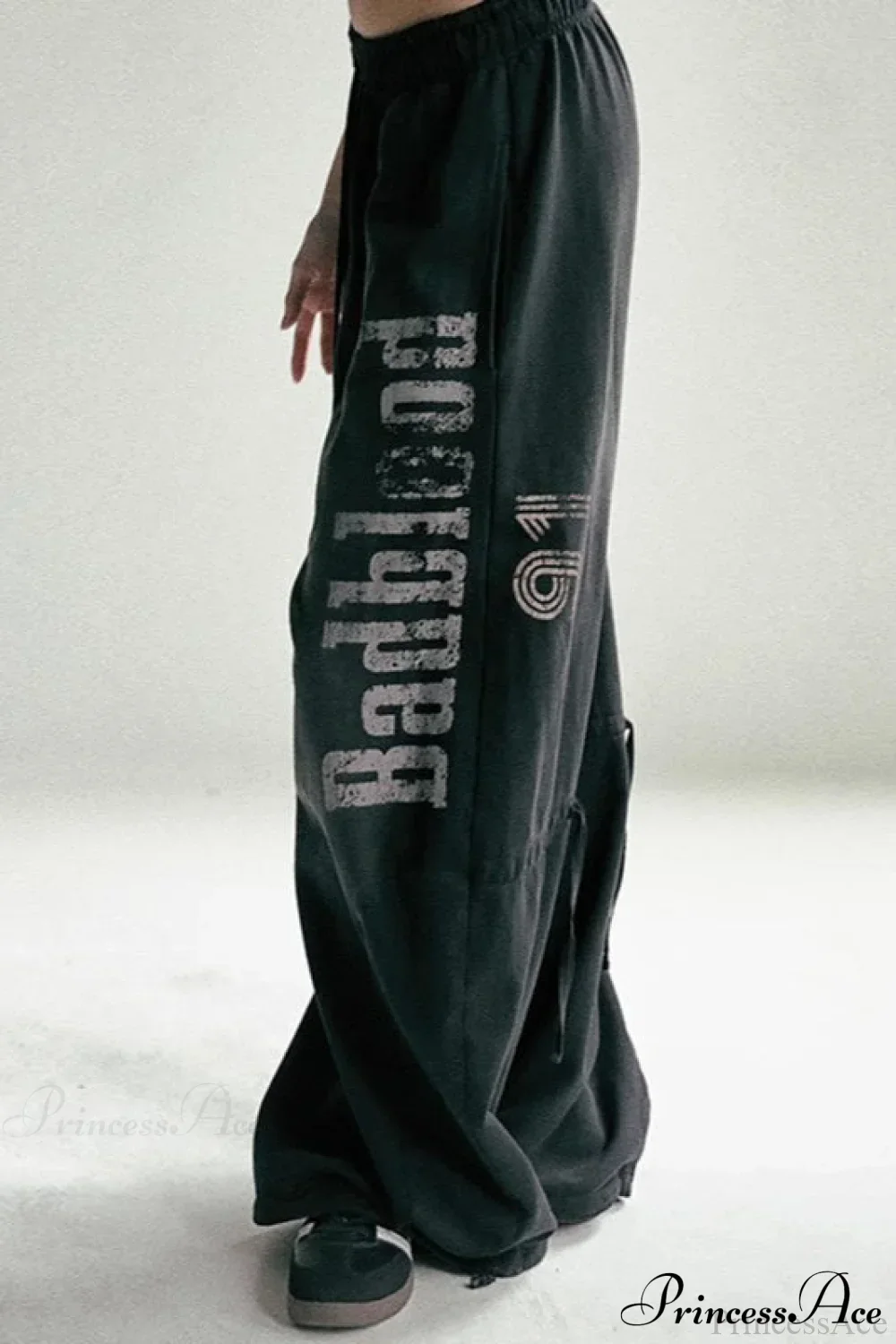 Washed Loose Wide-Leg Casual Pants - Image 2