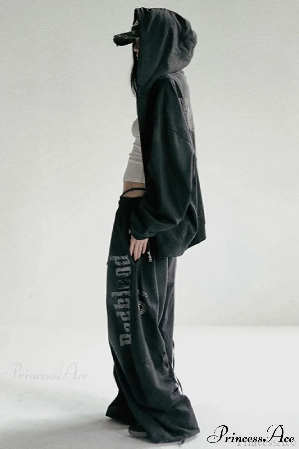 Washed Loose Wide-Leg Casual Pants - Image 4
