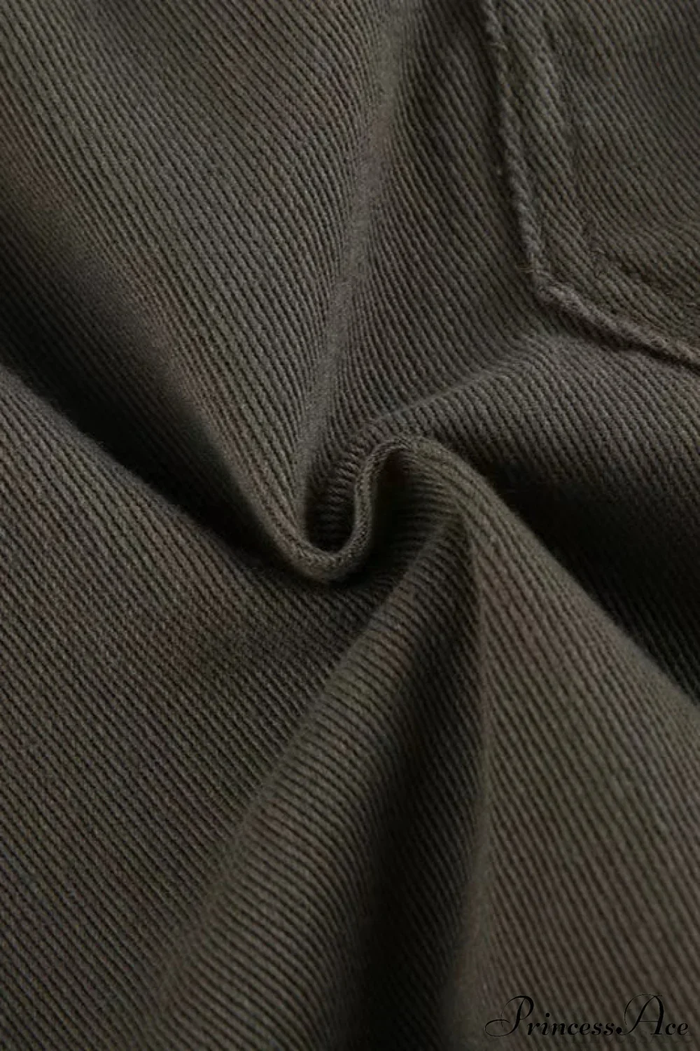 Washed Multi Pocket Denim Cargo Pants - Image 3