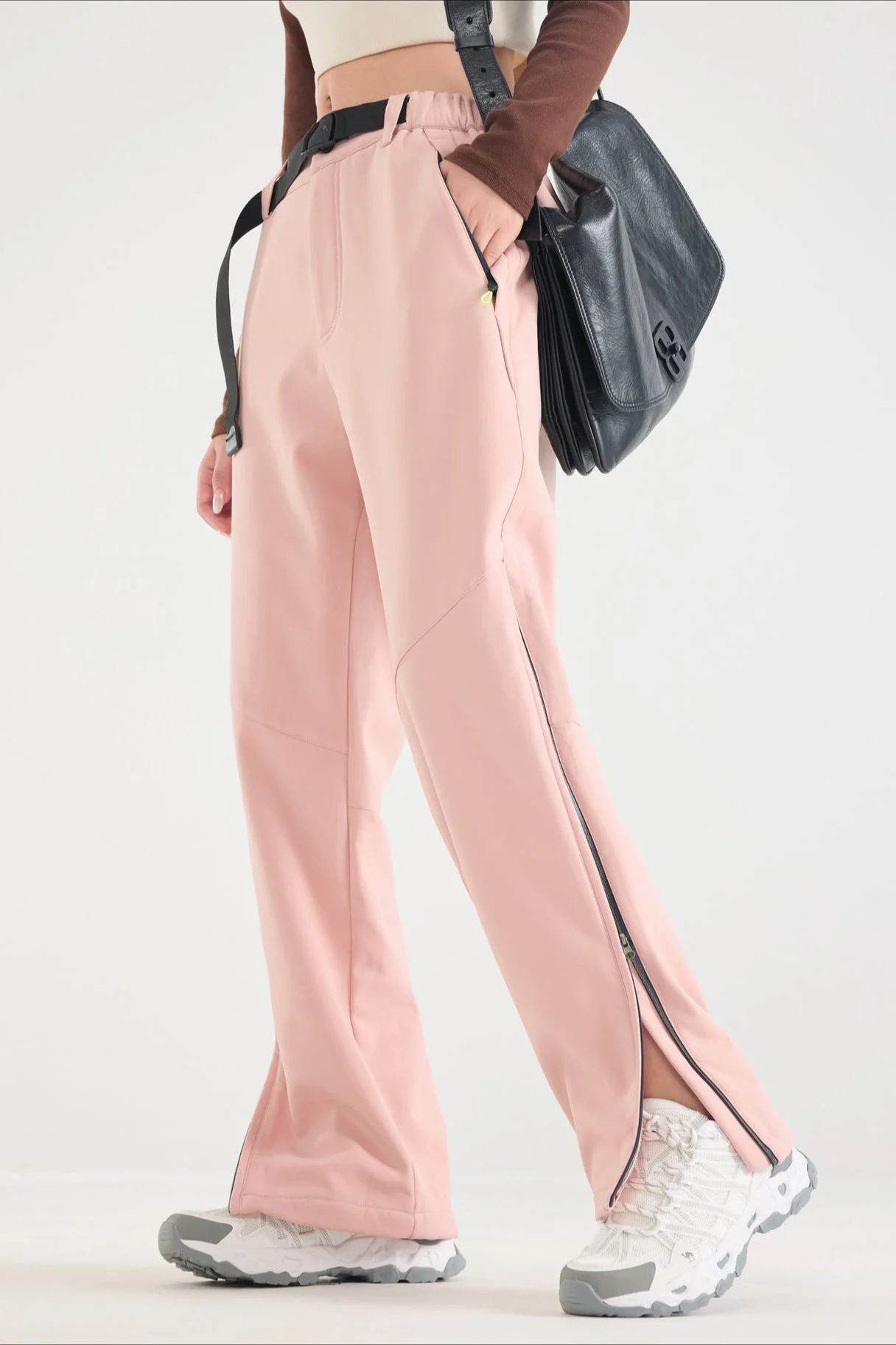 Waterproof Solid Zip Thermal Cargo Pants - Image 16