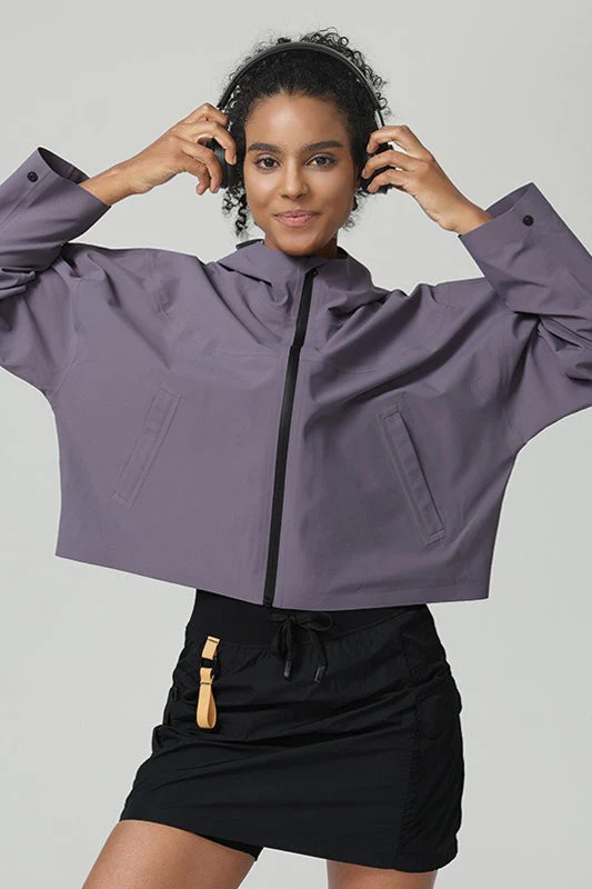 Waterproof Windbreaker Relaxed Jacket - Image 4