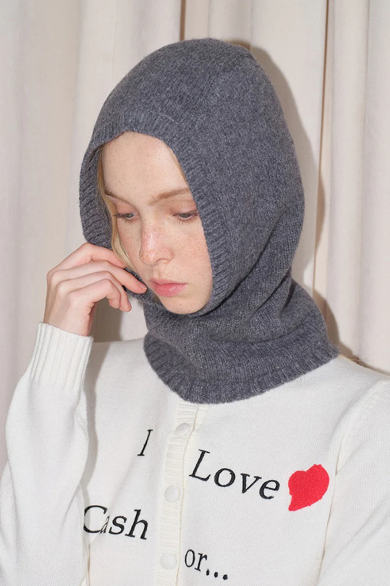 Wool Balaclava One-Piece Warm Knitted Hat - Image 7