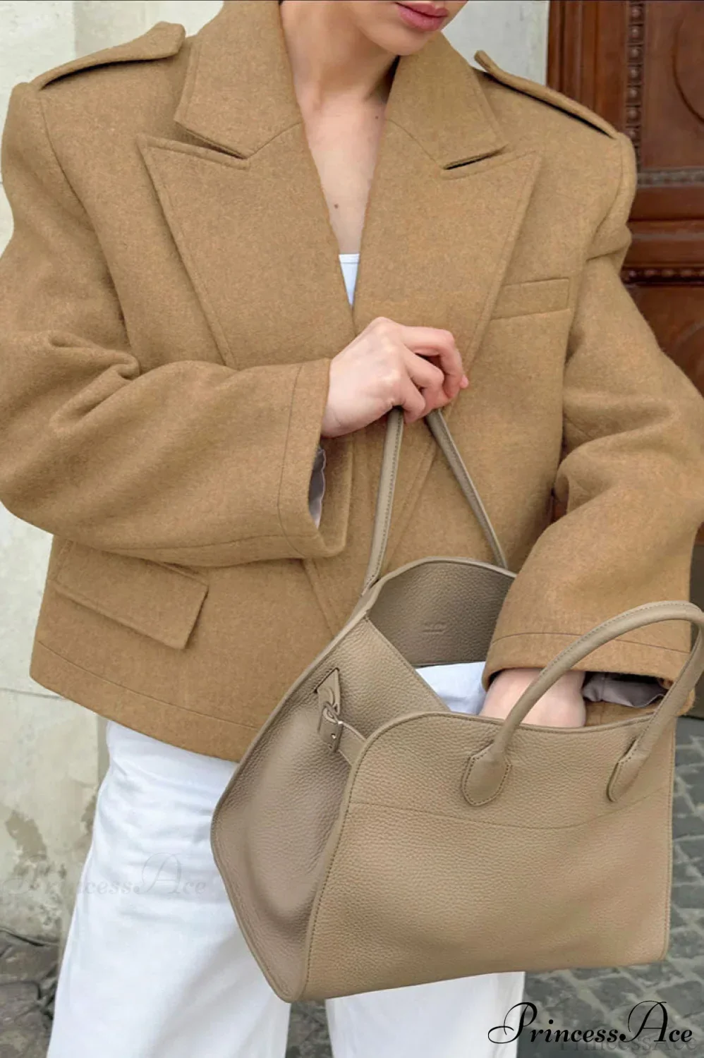 Wool Blazer Chic Warm Coat - Image 5