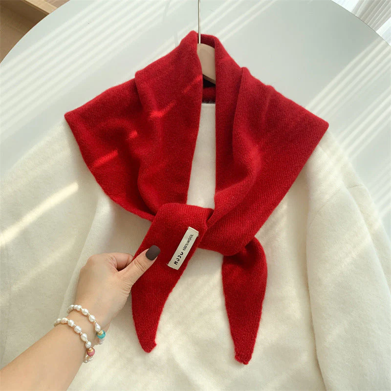 Wool Knitted Stripe Scarf - Image 5