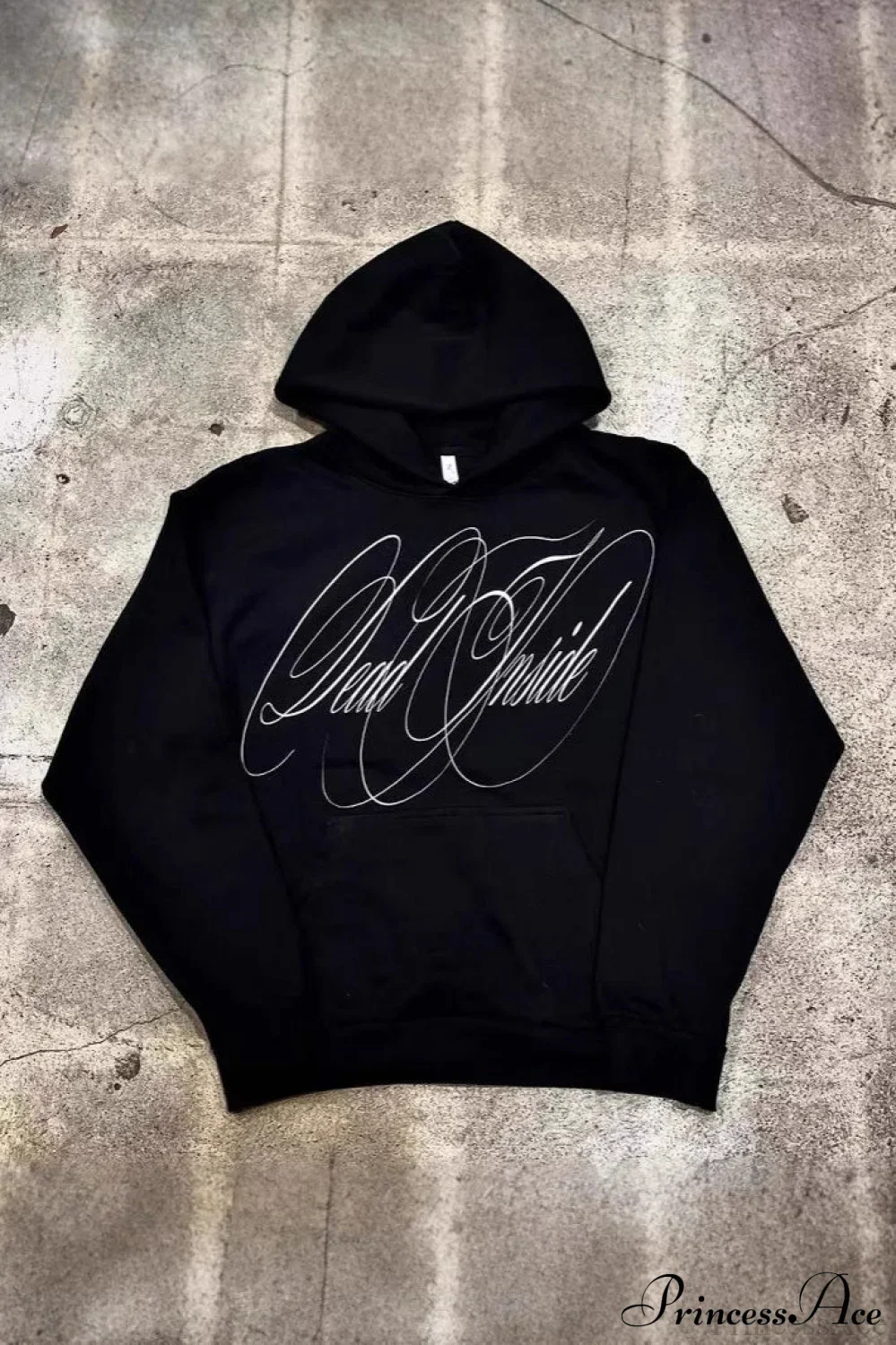 Y2K Gothic Street Vintage Print Hoodie - Image 3