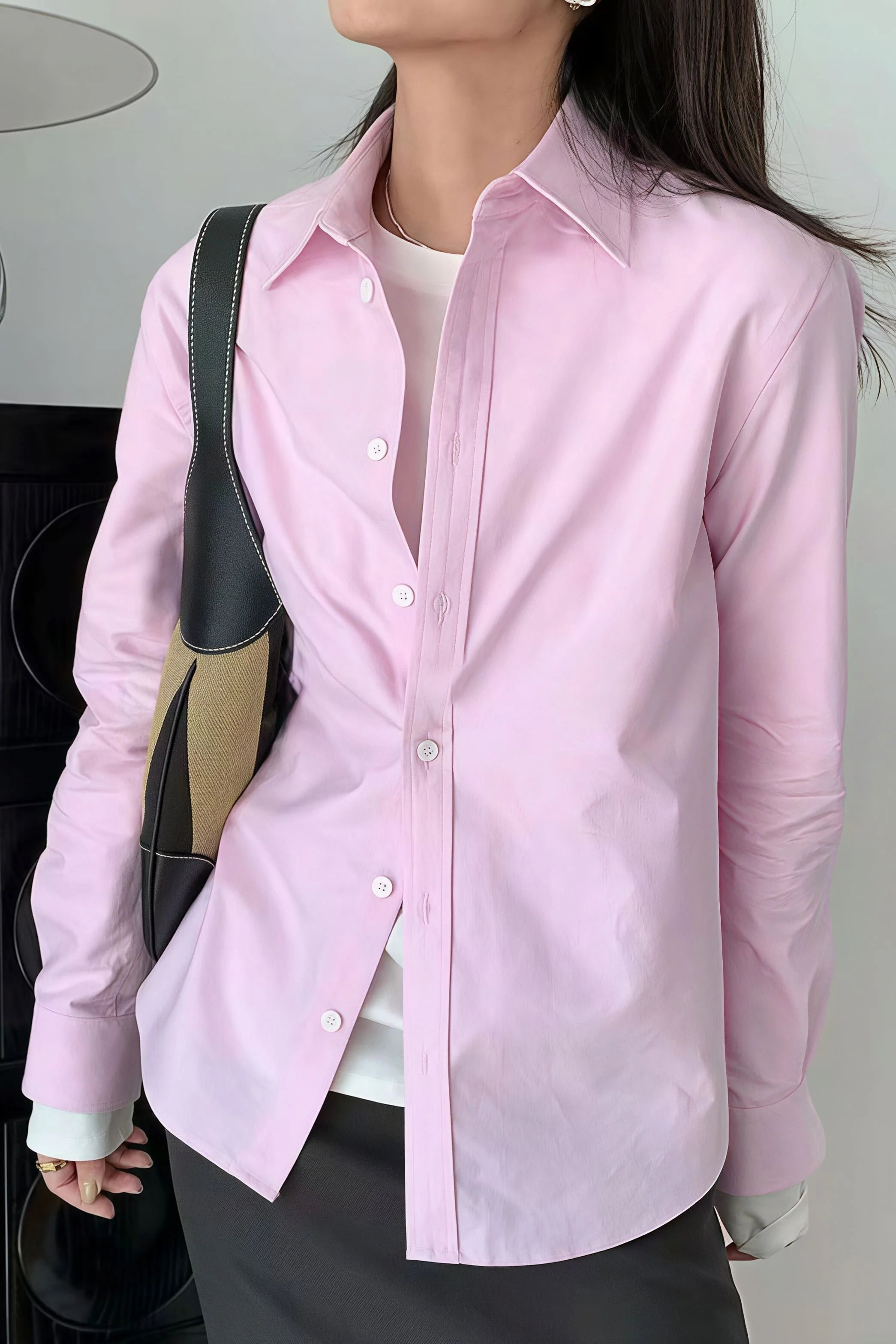 Y2K High-End Versatile Liner Blouse - Image 2
