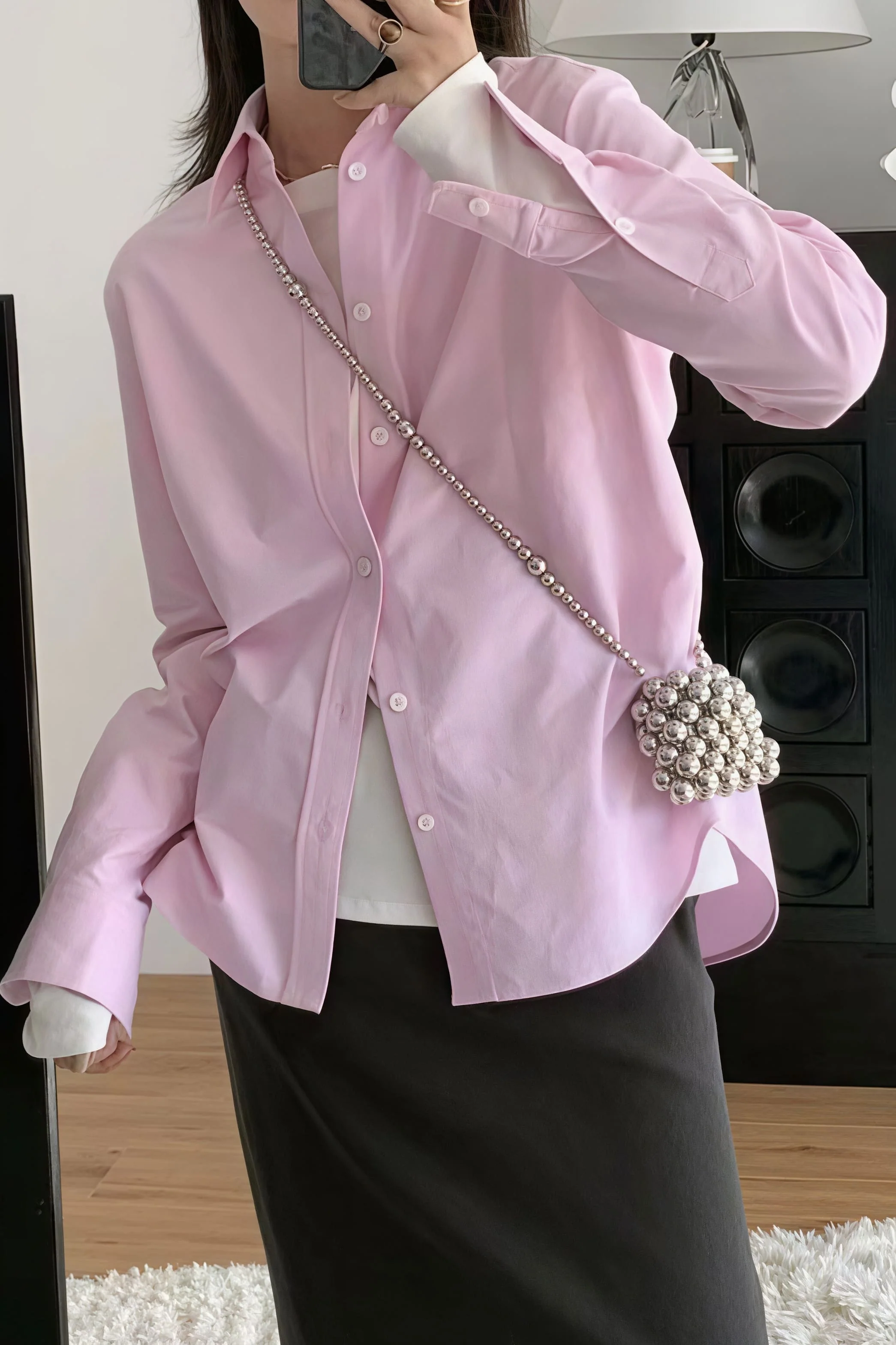 Y2K High-End Versatile Liner Blouse - Image 3
