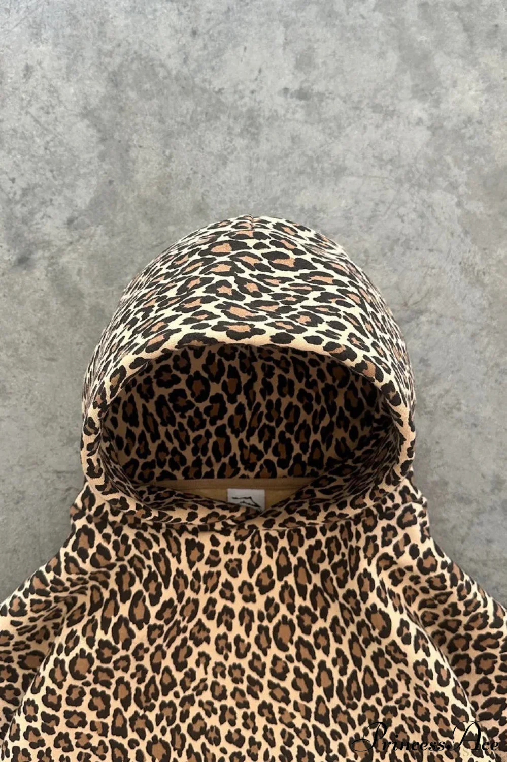 Y2K Leopard Print Hip-Hop Zip Hoodie - Image 4