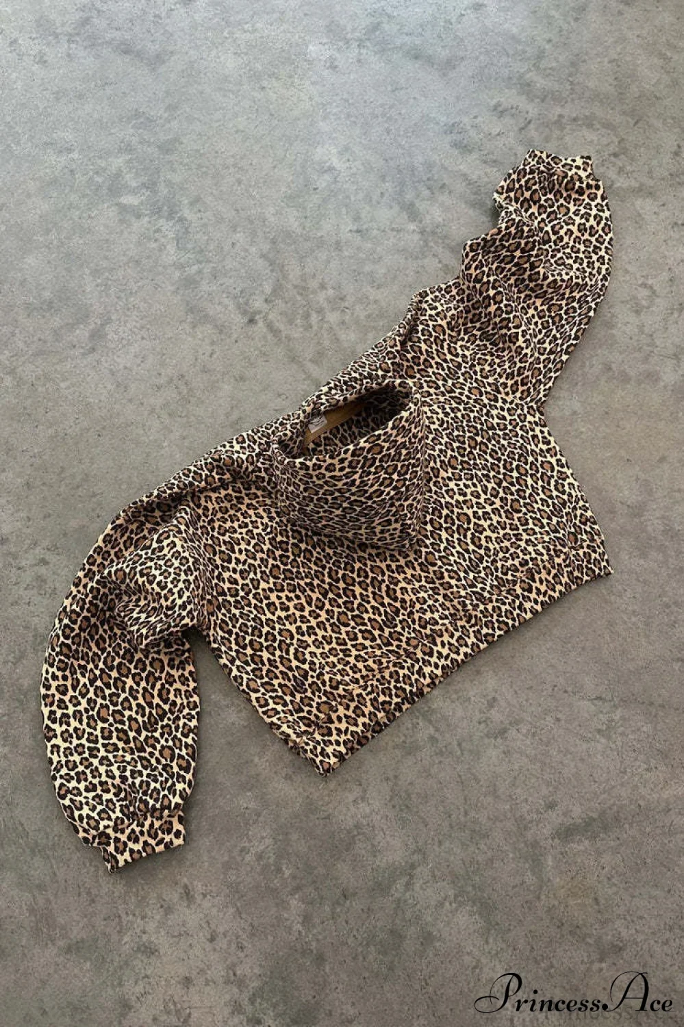 Y2K Leopard Print Hip-Hop Zip Hoodie - Image 6