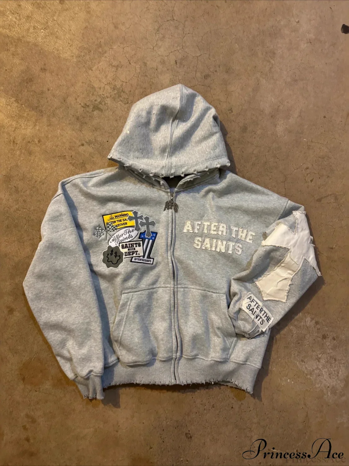 Y2K Letter Print Street Casual Hoodie - Image 2