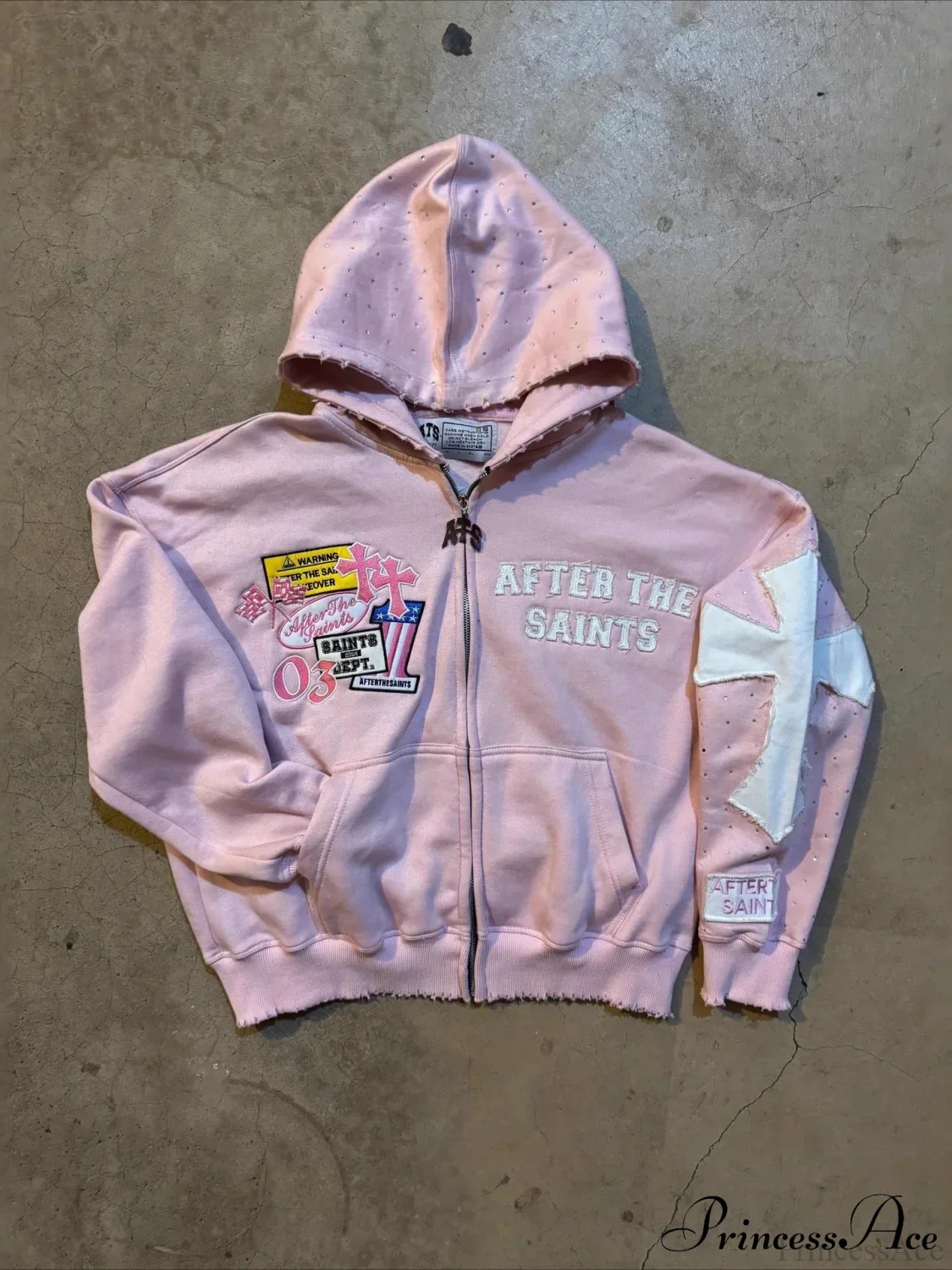 Y2K Letter Print Street Casual Hoodie - Image 3