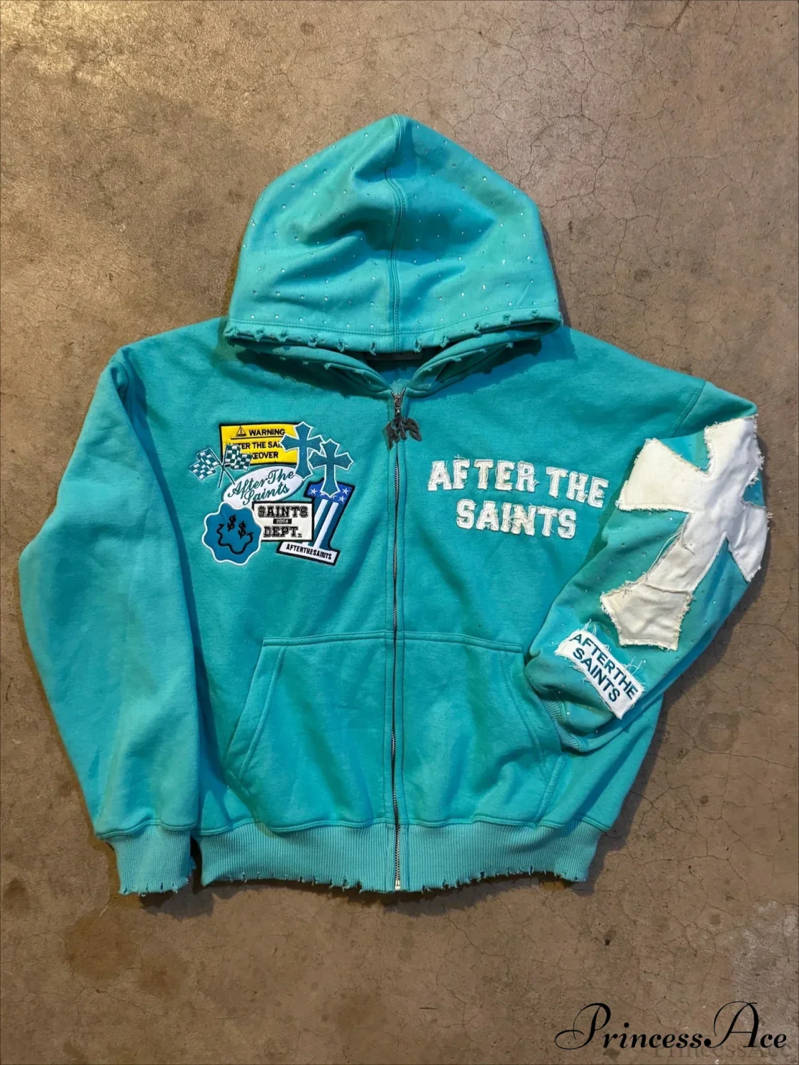 Y2K Letter Print Street Casual Hoodie - Image 4