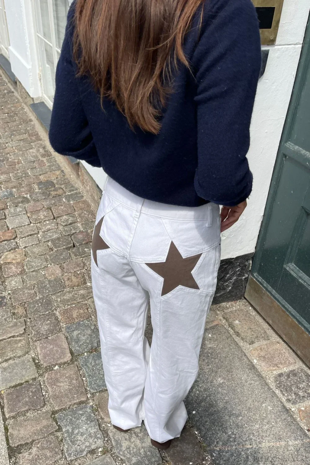 Y2K Star Color-Block Patchwork Jeans - Image 17