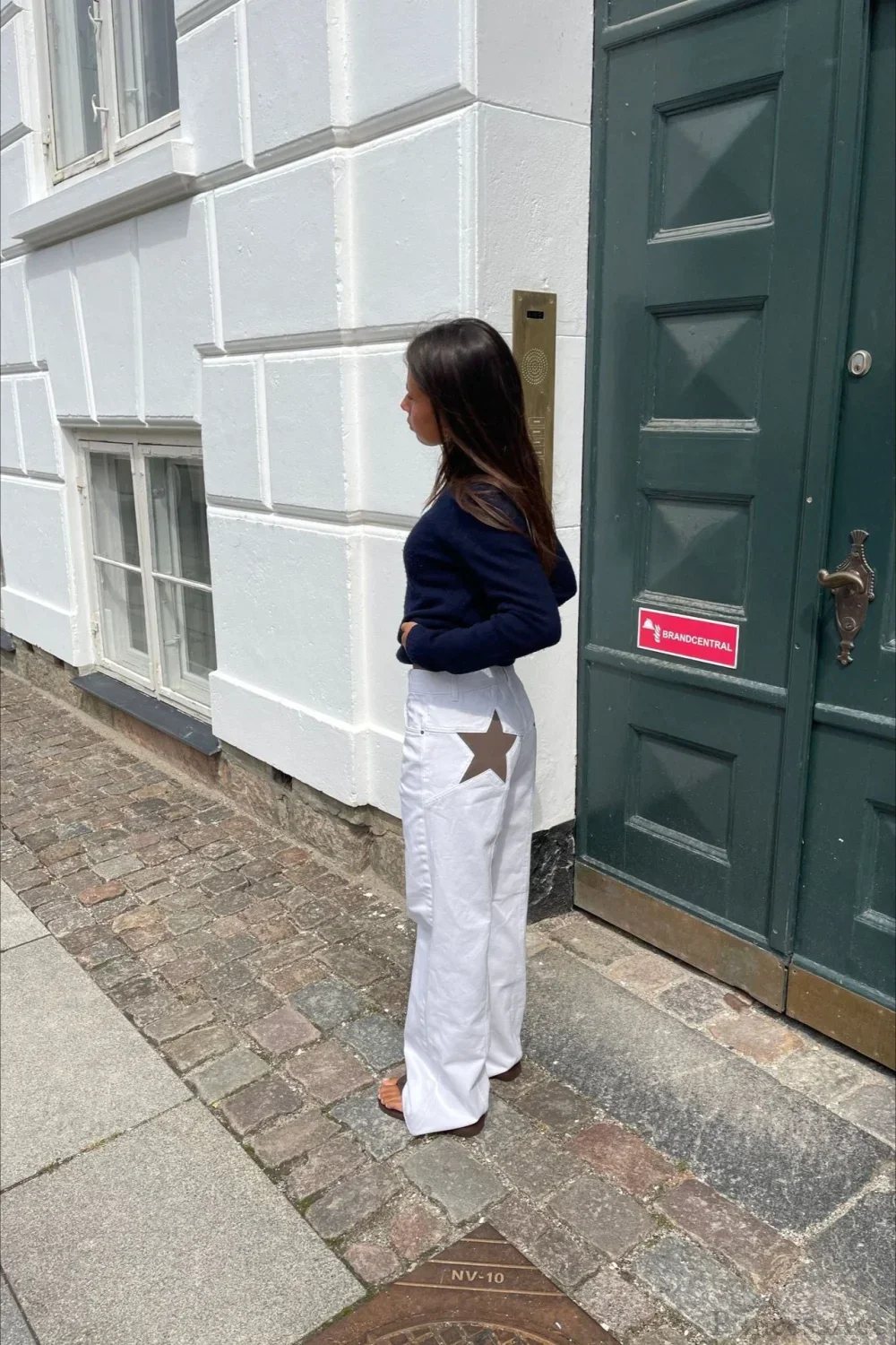 Y2K Star Color-Block Patchwork Jeans - Image 18
