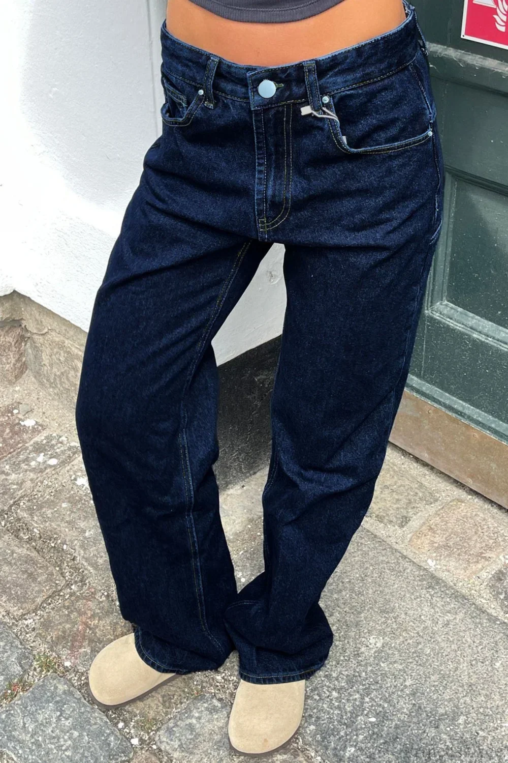 Y2K Star Color-Block Patchwork Jeans - Image 6