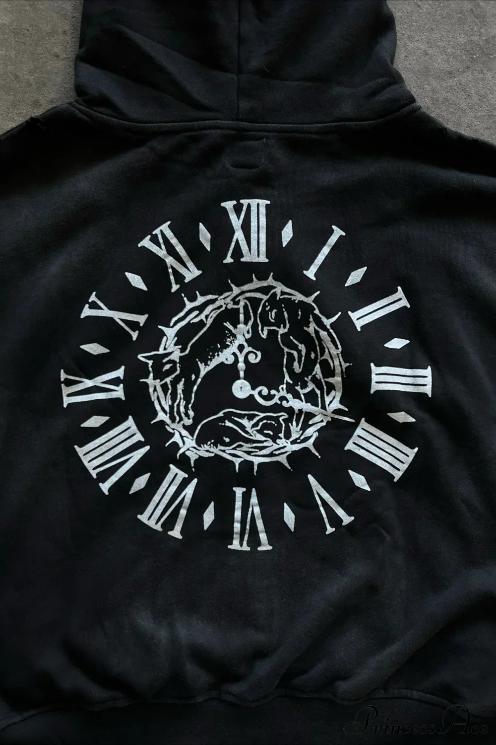 Y2K Street Dark Zip Stylish Hoodie - Image 5