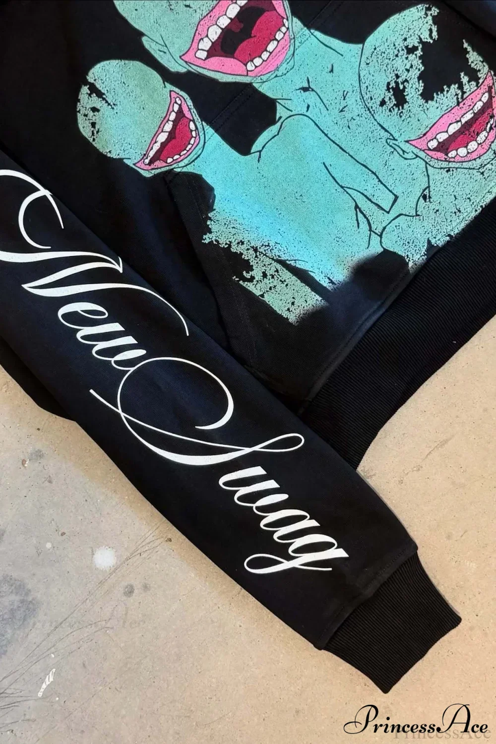 Y2K Whimsical Character Pullover Hoodie - Image 2