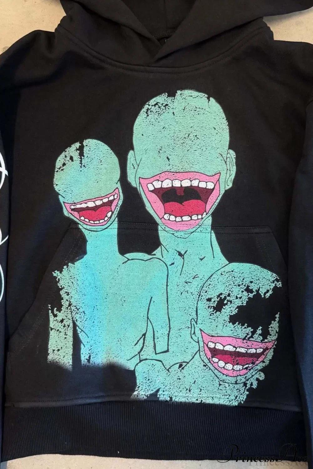 Y2K Whimsical Character Pullover Hoodie - Image 3
