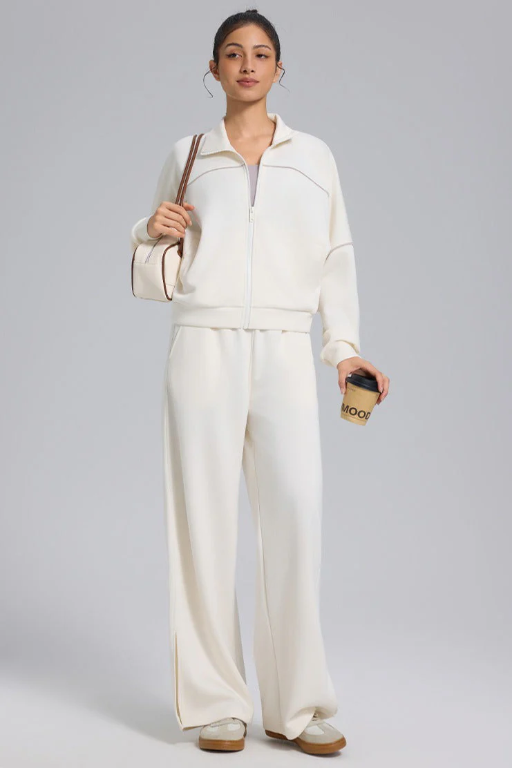 Zip Cardigan Loose Athletic Outdoor Yoga Long Sleeve Jacket - Image 9