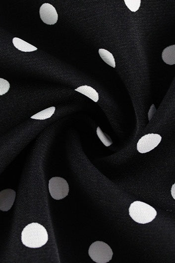 Polka Dot Vintage Print Maxi Dress - Image 4