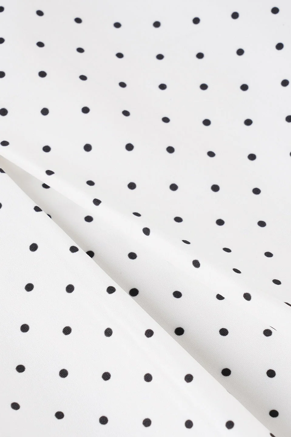 Ruched Polka Dot A-Line Midi Skirt - Image 3