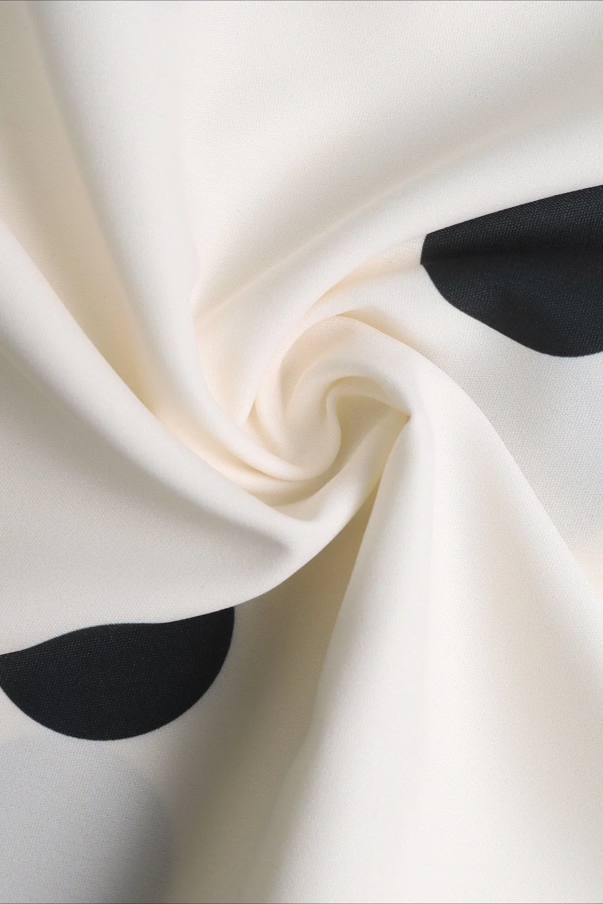 Polka Dot Elastic Waist Skirt - Image 5