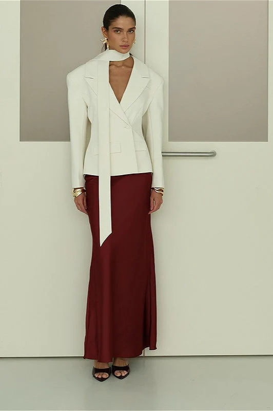 Vintage V-Neck Single Button Blazer - Image 6