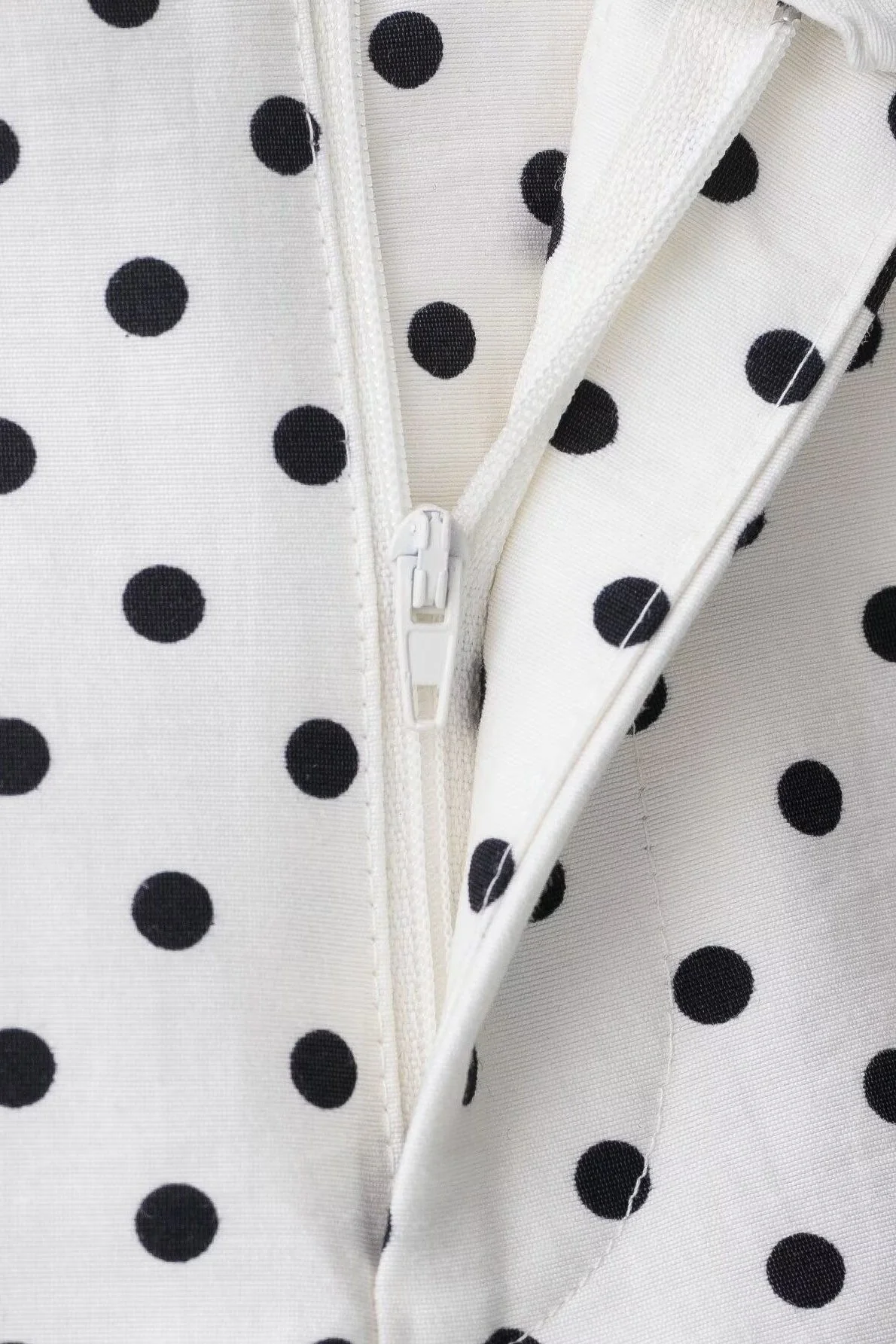 Polka Dot Drawstring Top Two Pieces Set - Image 5