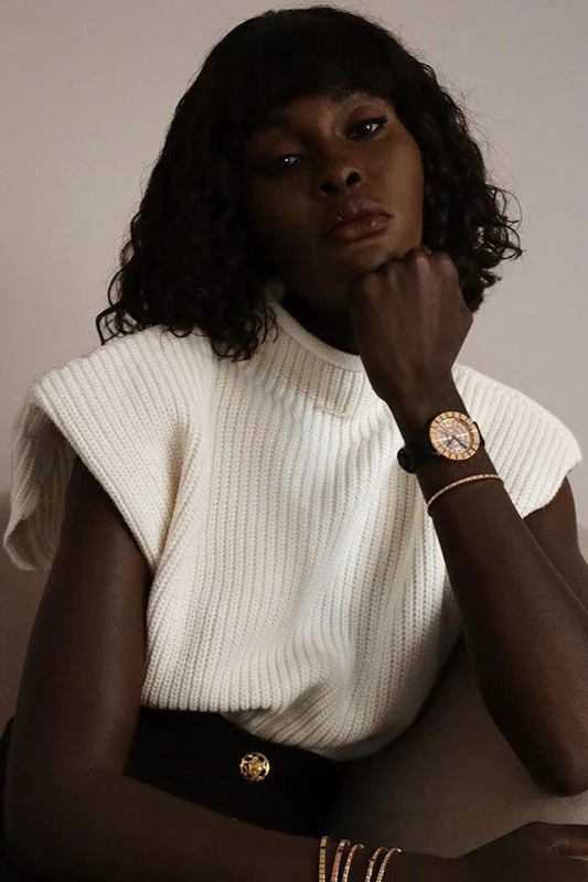 Vintage Turtleneck Short Sleeve Sweater - Image 2