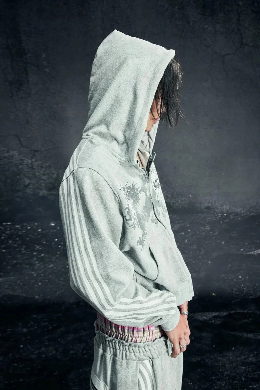 Retro Harajuku Zipper Hoodie - Image 2