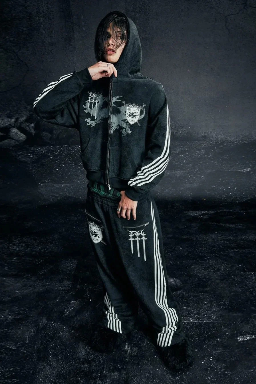 Retro Harajuku Zipper Hoodie - Image 4