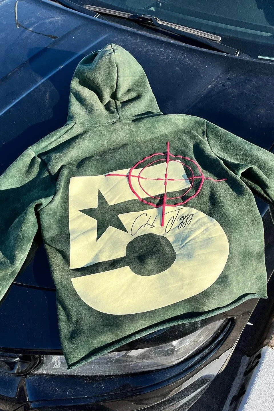 Graphic Print Oversized Hoodie - Image 2