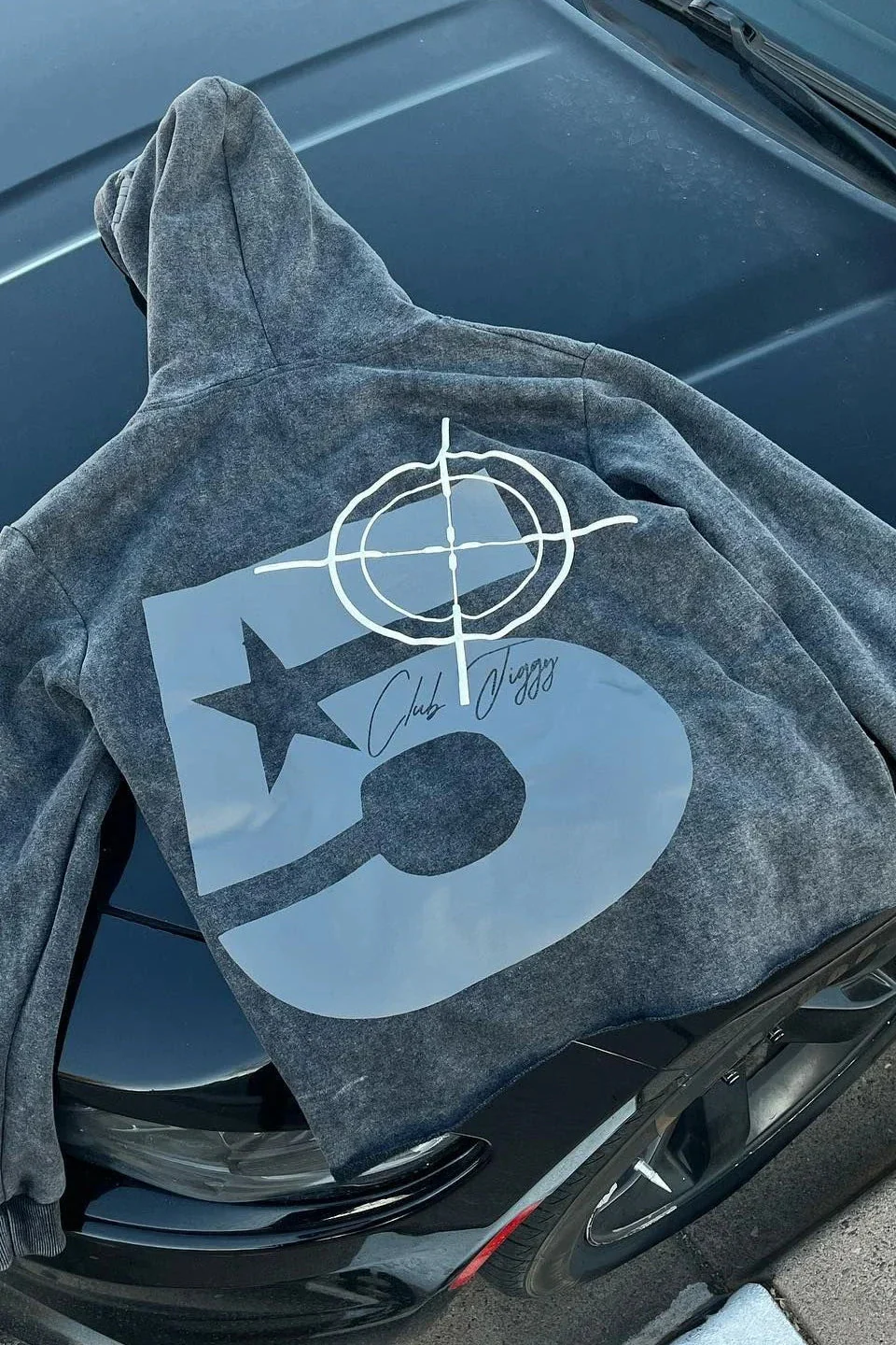 Graphic Print Oversized Hoodie - Image 3