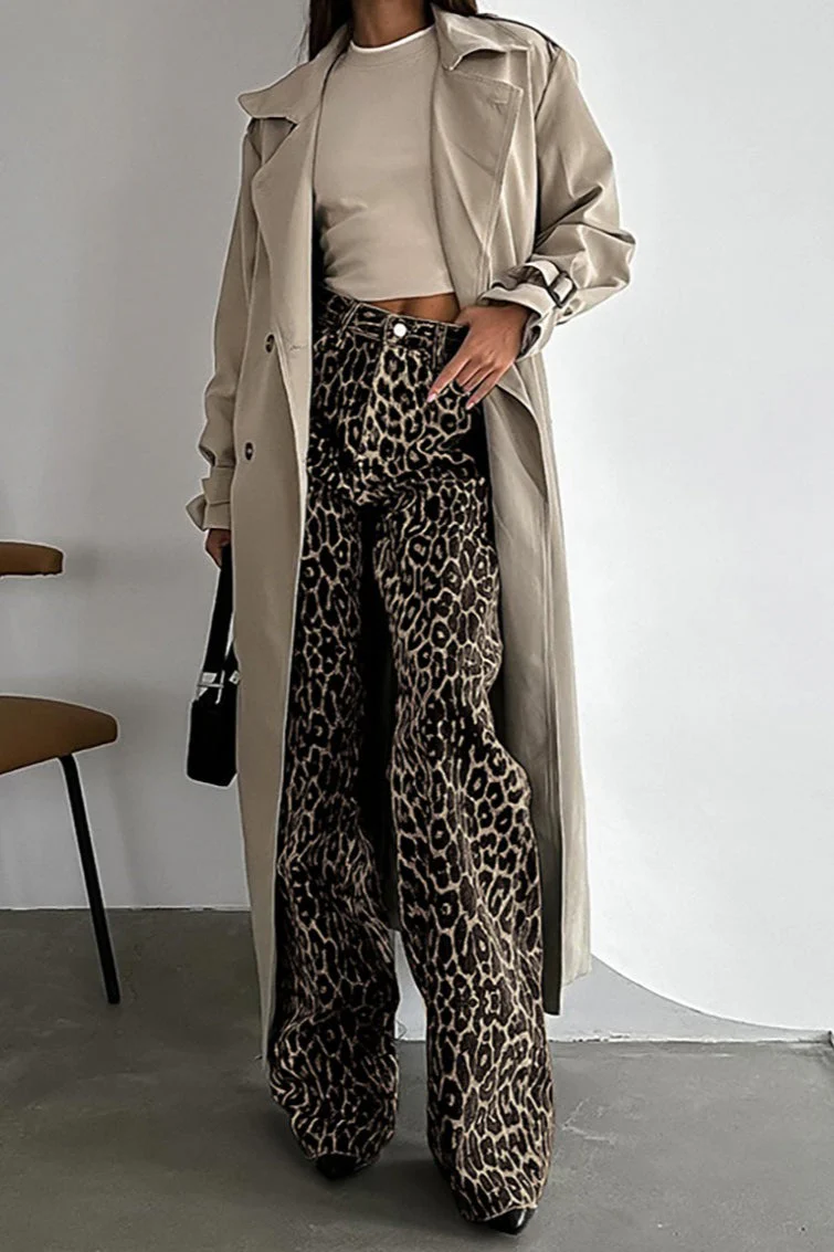 American Retro Leopard High Waist Pant - Image 4