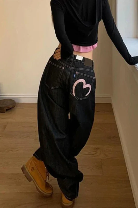 Vintage 90s Baggy Harajuku Jeans - Image 4