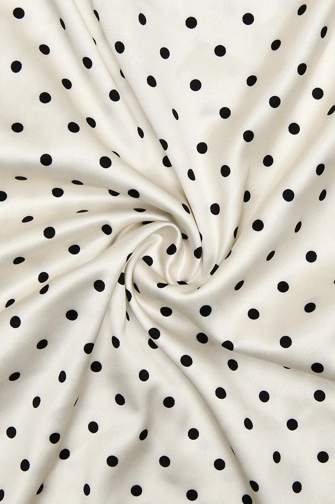 Bohemian Polka Dot Bodycon Cami Maxi Dress - Image 4