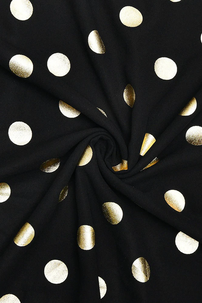 Elegant Polka Dot Backless Halter Maxi Dress - Image 5