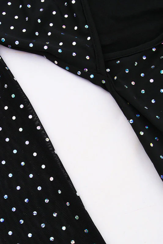 Sequin Cut-Out Tie Back Bodycon Maxi Dress - Image 4