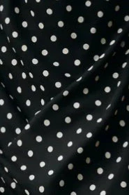 Polka Dot Off-Shoulder Cami Tie Maxi Dress - Image 3