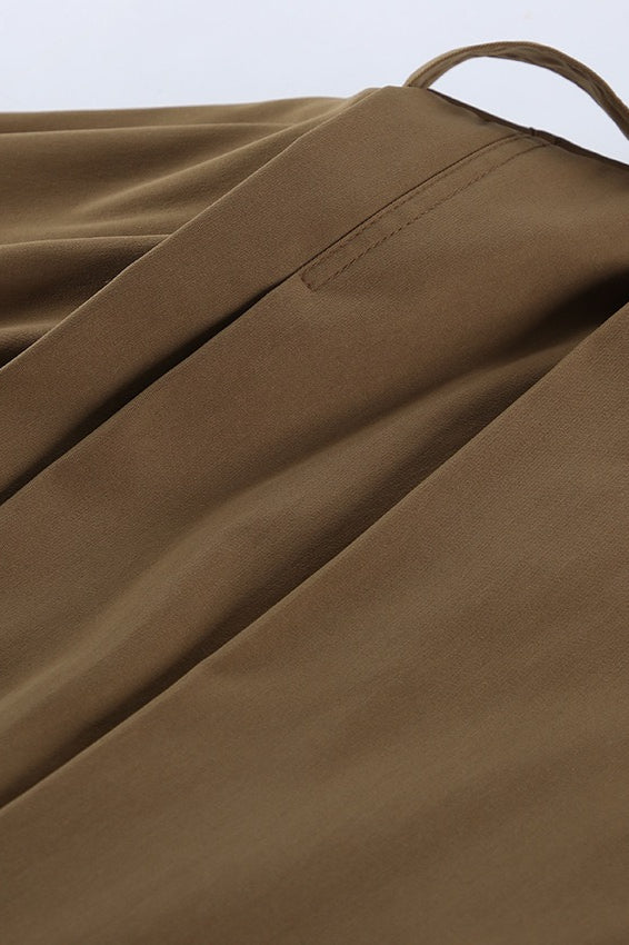 Pleated Collar Long Sleeve Jacket - Image 4
