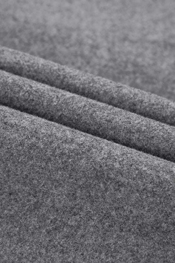 Grey Wool Blazer Jacket - Image 5