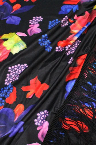 Elegant Floral Print Strapless Vacation Maxi Dress - Image 5